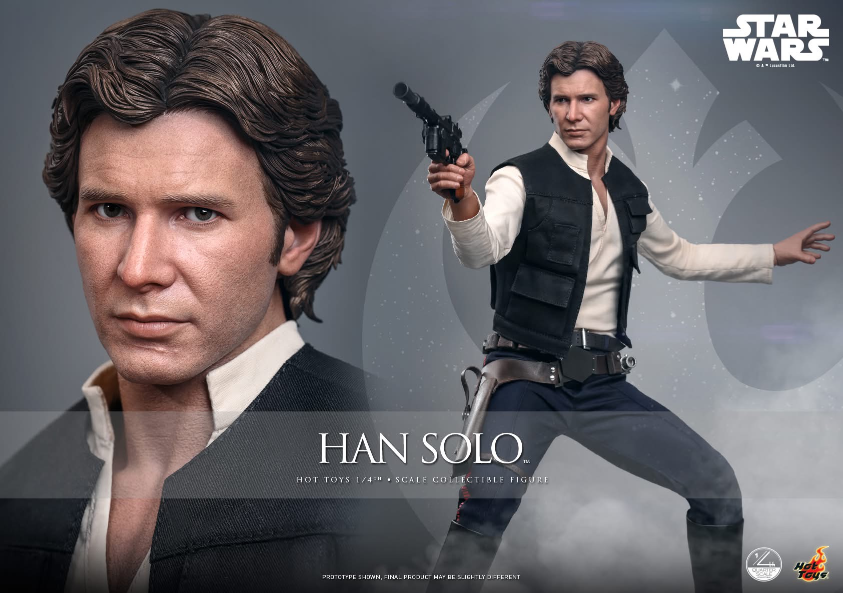 Han Solo Lands in Quarter Scale from A New Hope Han Solo Lands in Quarter Scale from A New Hope
