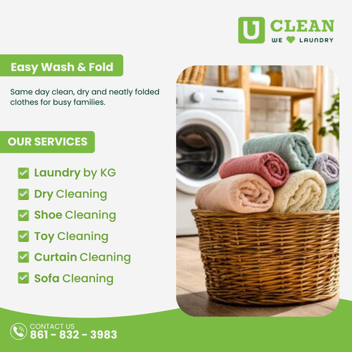 Schedule your pickup now and enjoy hassle free laundry service.