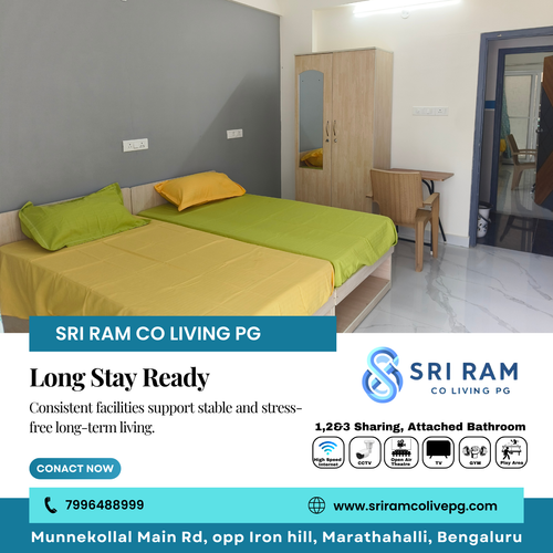 Best coliving PG in Marathahalli