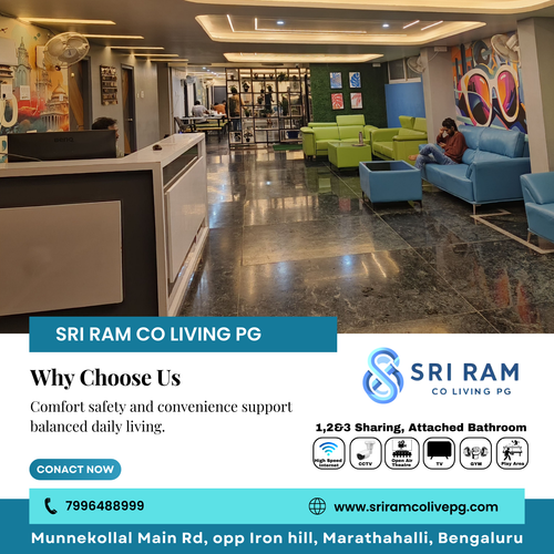 Best coliving PG in Marathahalli