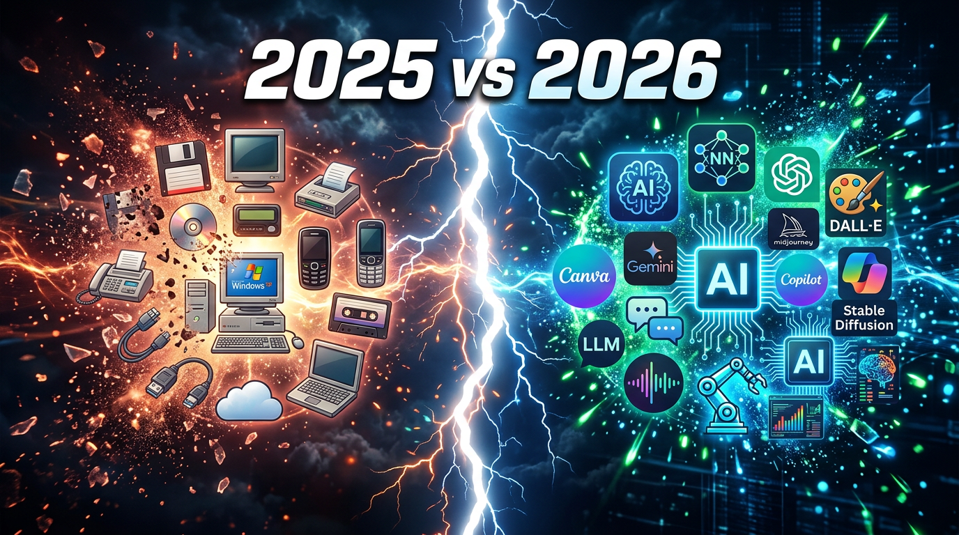 2025 vs 2026 AI Tools comparison
