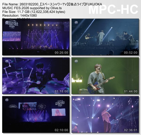 [TV-Variety] FUKUOKA MUSIC FES. 2026 supported by Olive (SSTV 2026.03.18)