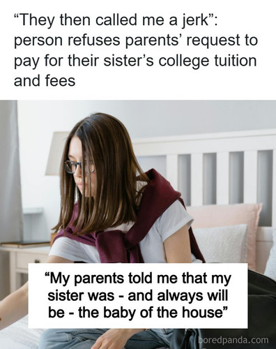 parents expect son pay sisters college tuition.jpg