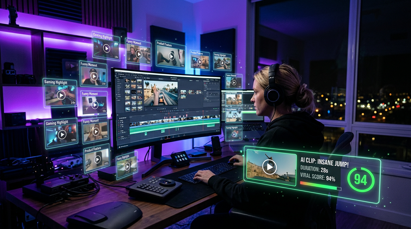 OpusClip AI video editing