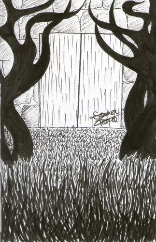 Inktober 2019. Day 14 Overgrown.jpg