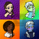 Andromeda 6 doodle OCs