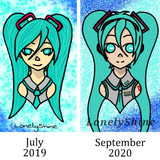 Chibi Miku (draw it again)