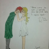 Auri and Kvothe's kiss (KKC)
