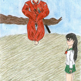 My first anime drawing! (2015)