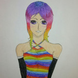 Rainbow girl