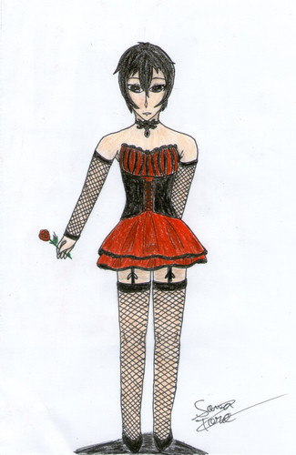 Rose, fishnets and a choker.jpg