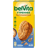 7622210721976 236197 ПЕЧЕНЬЕ BELVITA УТРЕННЕЕ МУЛЬТИ ЗЛАКОВОЕ 5ШТ 225ГР КОР