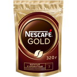 4600680017495 301912 КОФЕ NESCAFE GOLD ЗОЛОТАЯ ОБЖАРКА РАСТВОРИМЫЙ 320ГР СТАБ Б