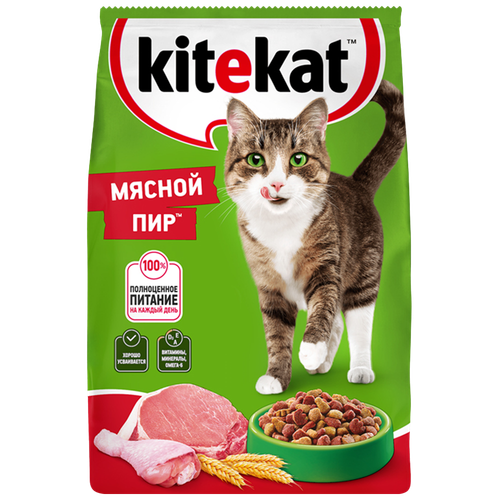 4670082522828 394563 КОРМ KITEKAT Д ВЗРОСЛЫХ КОШЕК МЯСНОЙ ПИР 1,3КГ ПАК.png