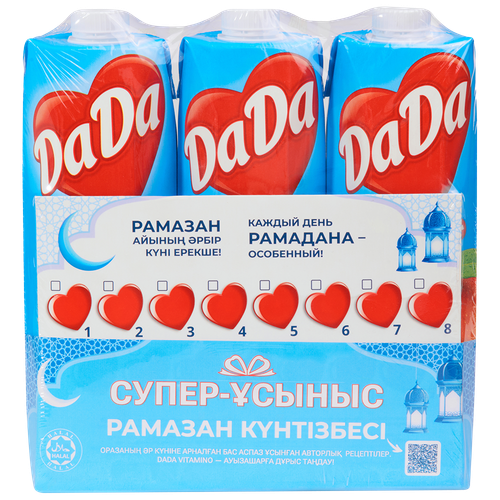 4870001574017 396761 НАБОР НАПИТОК DA DA ЯБЛОКО ВИШНЯ МАНГО 1Л 3ШТ ПЛЕНКА.png