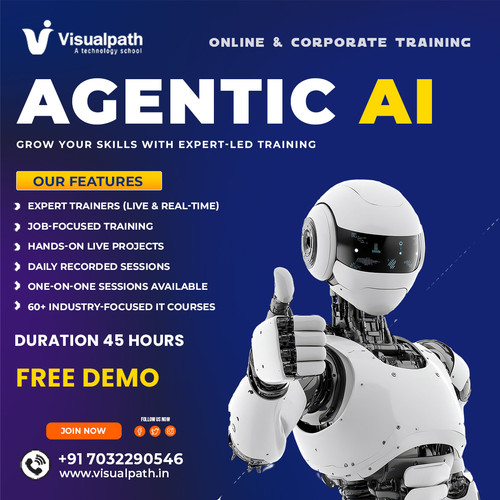 Visualpath conducts live Best Agentic AI Course Online sessions designed for clear learning flow and deep topic understanding. Our virtual model, Agentic AI Training In Ameerpet, helps global learners follow a structured path. Enroll now in Agentic AI Training ☎️ +91-7032290546.
 WhatsApp: https://wa.me/c/917032290546
 Website: https://www.visualpath.in/agentic-ai-online-training.html
Blog: https://visualpathblogs.com/category/agentic-ai/