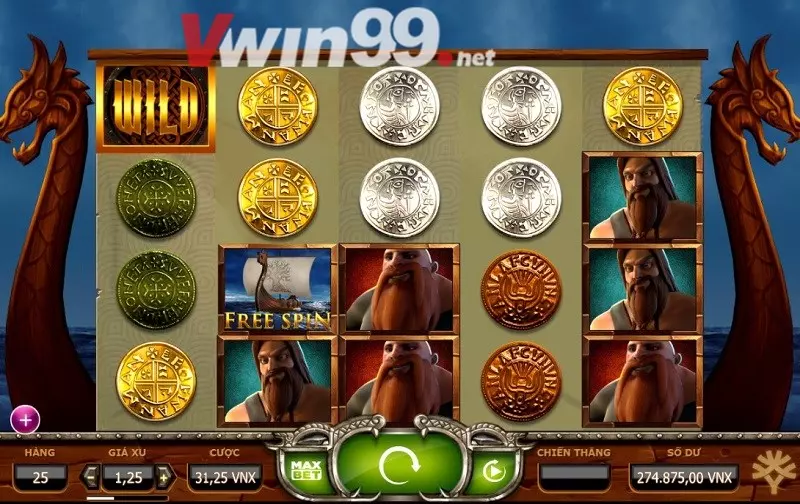 Cùng VWin99 khám phá Vikings Go Wild - Slot Games VWIN