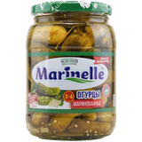 4780037060296 46950 ОГУРЦЫ MARINELLE ДЕЛИКАТЕСНЫЕ 3 6СМ 720МЛ С Б