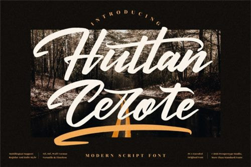 Huttan Cerote Font