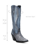 4W21PM AZUL piton molorus belly velvet azul bota 02 iso