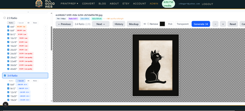 resize 2x3 to 3x4 black background