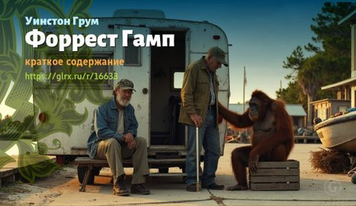 Читать краткий пересказ книги Уинстона Грума «Форрест Гамп». Форрест Гамп, Грум, краткое содержание .jpg