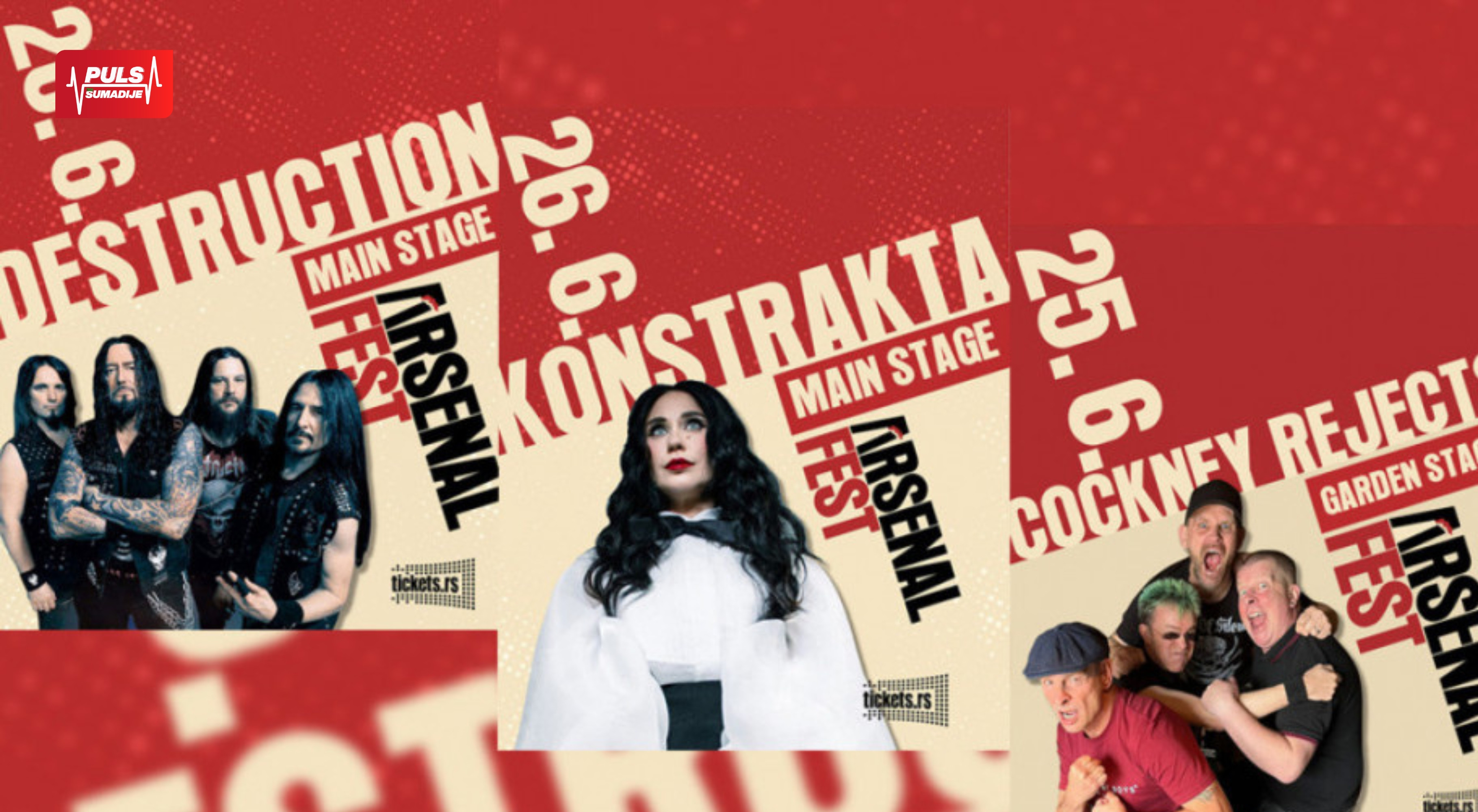 ARSENAL FEST NAJAVLJUJE NOVA IMENA ZA TRI FESTIVALSKE BINE: Sonata Arctica, S.A.R.S, Konstrakta, ali i Jakov Jozinović!