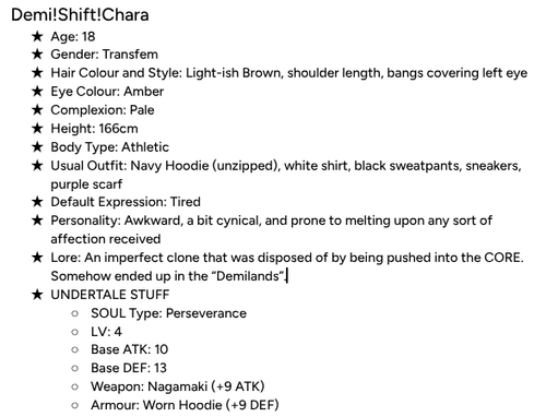DemiShift Chara