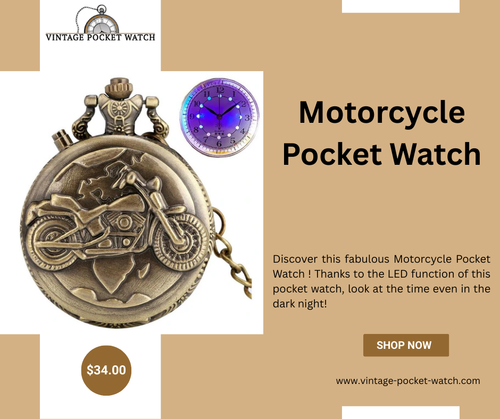 Motorcycle Pocket Watch – Vintage Style Timepiece for Riders.png