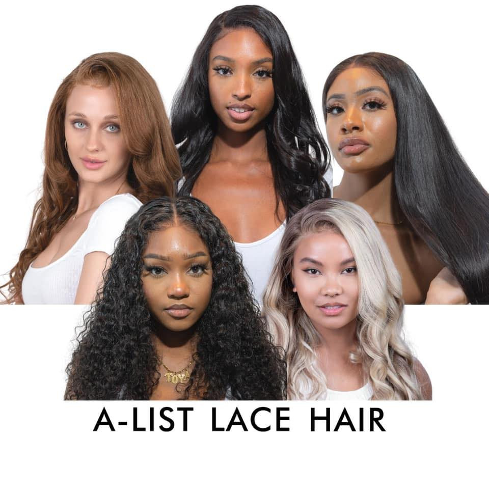 A List Lace Hair logo