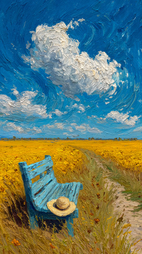 dovakin 2024 abandoned wooden bench in a vast abstract sunflowe 85e3d767 c655 41bb 88d2 90d3d0484385.jpg