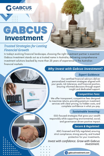 Transparent investment models focus on process. They explain how capital is structured, how timelines are defined, and how outcomes are influenced by external conditions. Investors researching Gabcus investment often appreciate clear explanations over polished language.


Contact : Gabcus Investment
Address:  Suite 5, 90 Harris Street
Harris Park NSW 2150, Australia.
Phone: +61 2 8000 0297

Read Our Blog:
https://gabcusinvestmentau.systeme.io/
https://698326bda339f.site123.me/blog
https://gabcusinvestment.bcz.com/

More Links:
https://solo.to/gabcusinvestment
https://dzone.com/users/5483107/gabcusinvestment.html
https://myanimelist.net/profile/gabcusinvestment