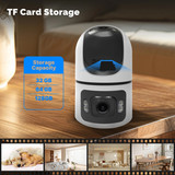 Camera Indoor, 360°Dual Lens Home 07