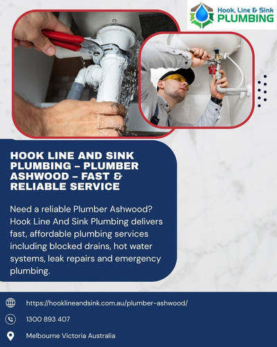 Hook Line And Sink Plumbing – Plumber Ashwood – Fast & Reliable Service.1