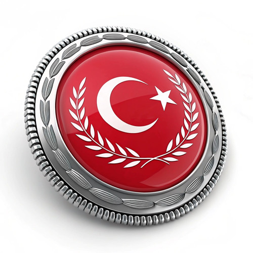 a high quality 3d render of a glossy turkish flag 1.jpg