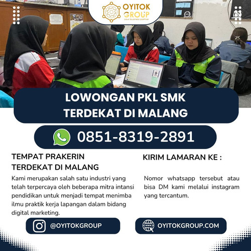 Lowongan PKL SMK terdekat di malang.1