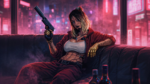 cyberpunk girl with a loaded silence ph 1920x1080.jpg