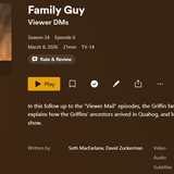 Family Guy S24E06 2160p HDR Ai Upscale Screenshot0 Mesc