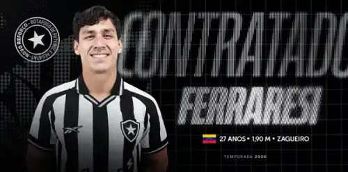 Botafogo anuncia Ferraresi do São Paulo por empréstimo!