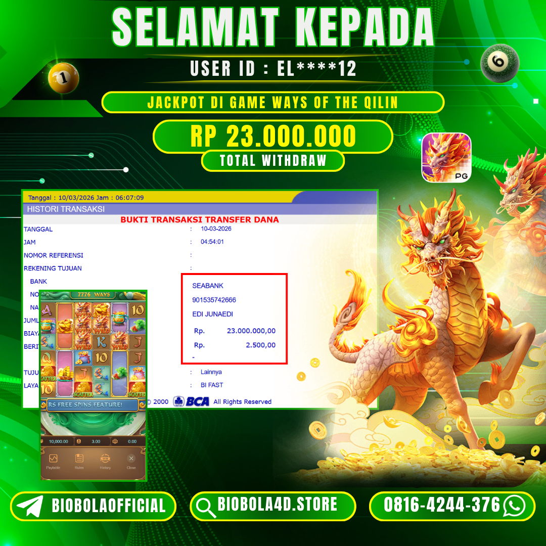 JP WAYS OF THE QILIN 23 JT DI BAYAR LUNAS !!