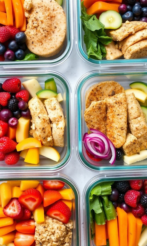 a healthy meal prep with fruits vegetables and lean protein.jpg