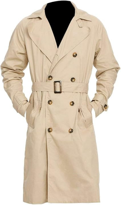 Supernatural Beige Cotton Long Coat.jpg