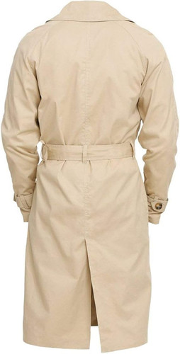 Supernatural Beige Cotton Long Coat 2.jpg