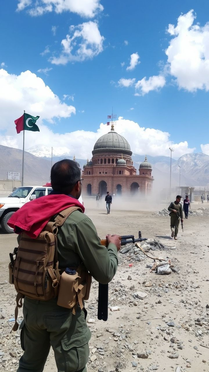 Blasts rock Kabul amid border battles with Pakistan