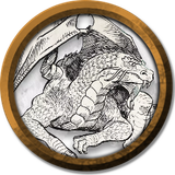 token Dragão Branco Velho