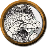 token Dragão Branco Jovem