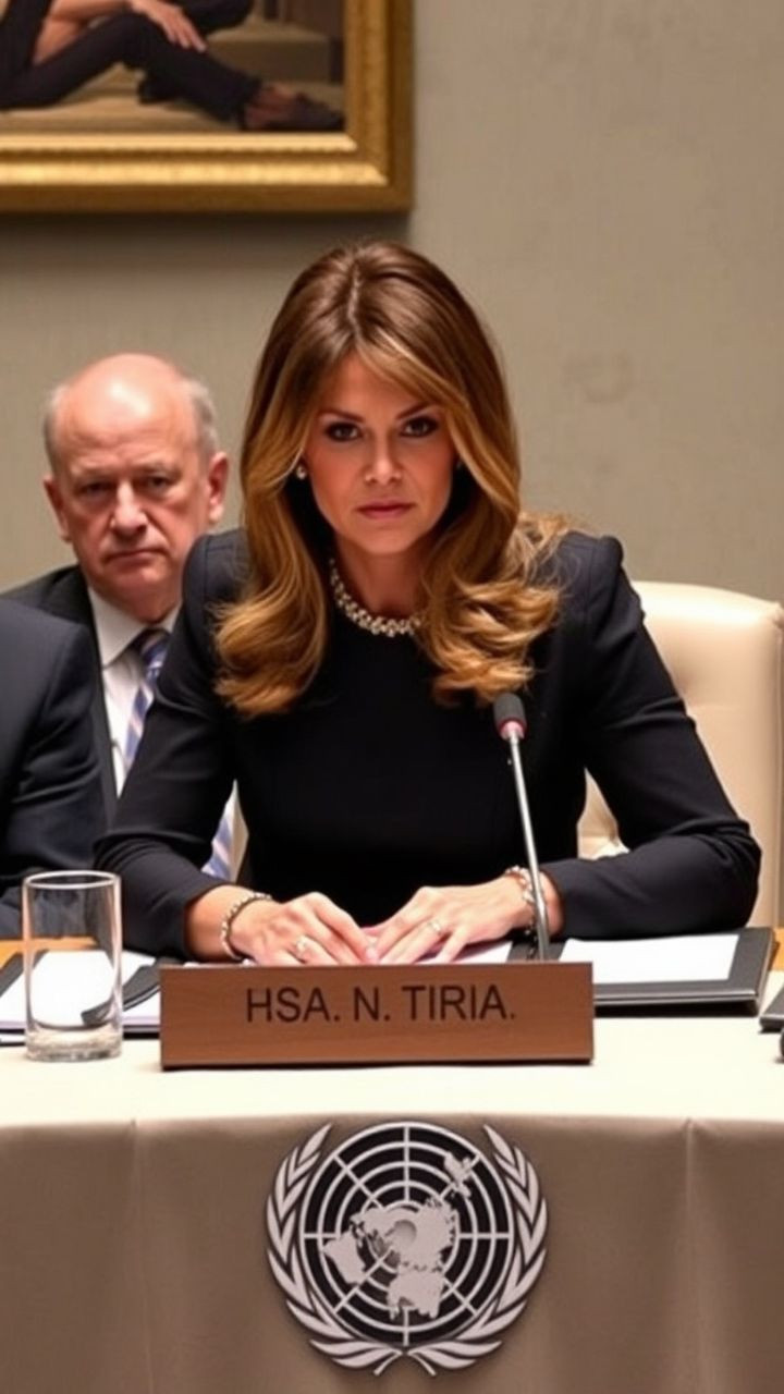 Melania Trump presides at UN Security Council meeting on children in conflict as US attacks Iran