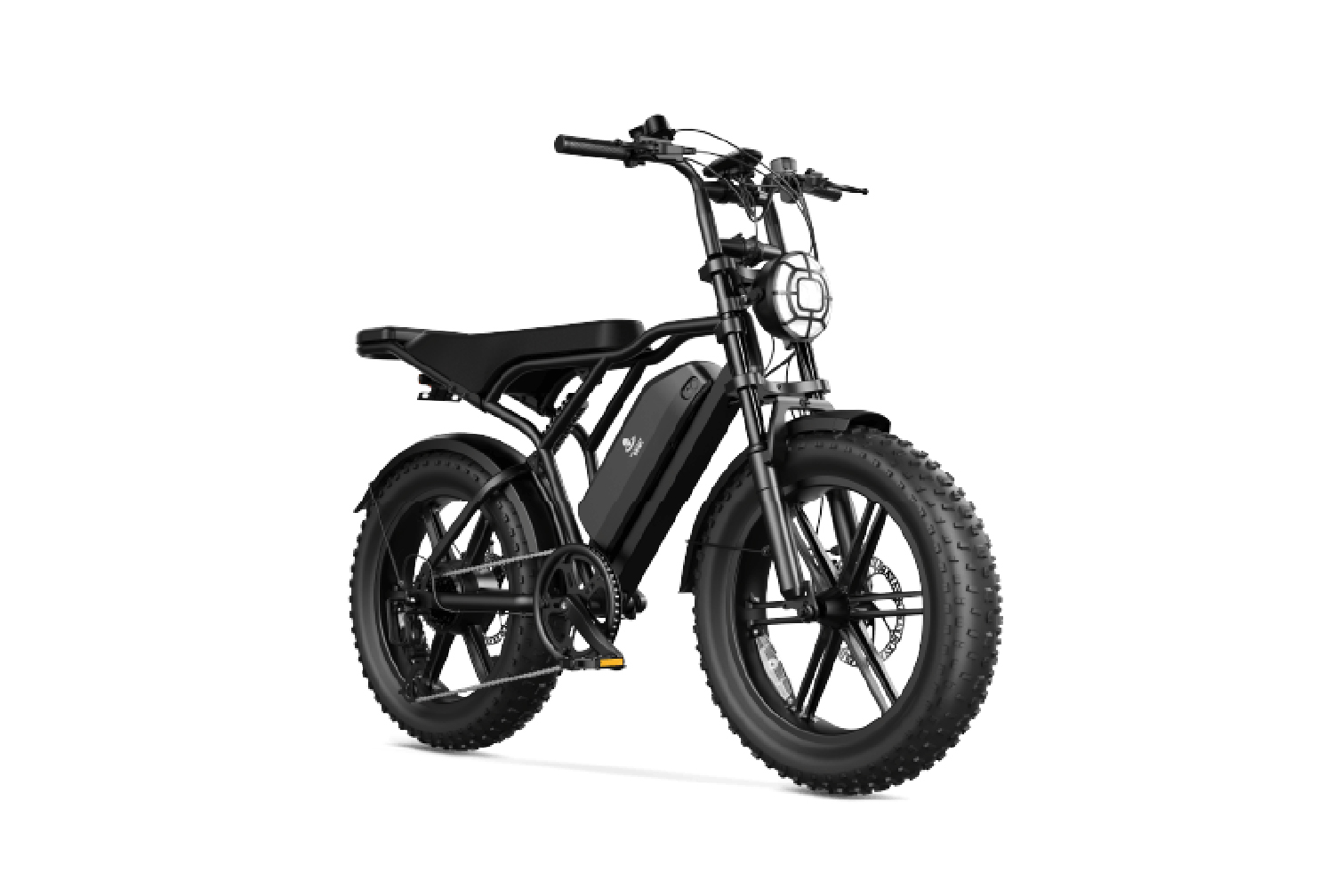 Front view of the V-Photon model, a sleek and minimalist urban electric bike.