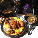 Poulet Yassa Chicken rice with onion sauce