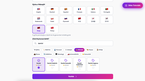 Gjenerimi i webfaqes me Mjegulla